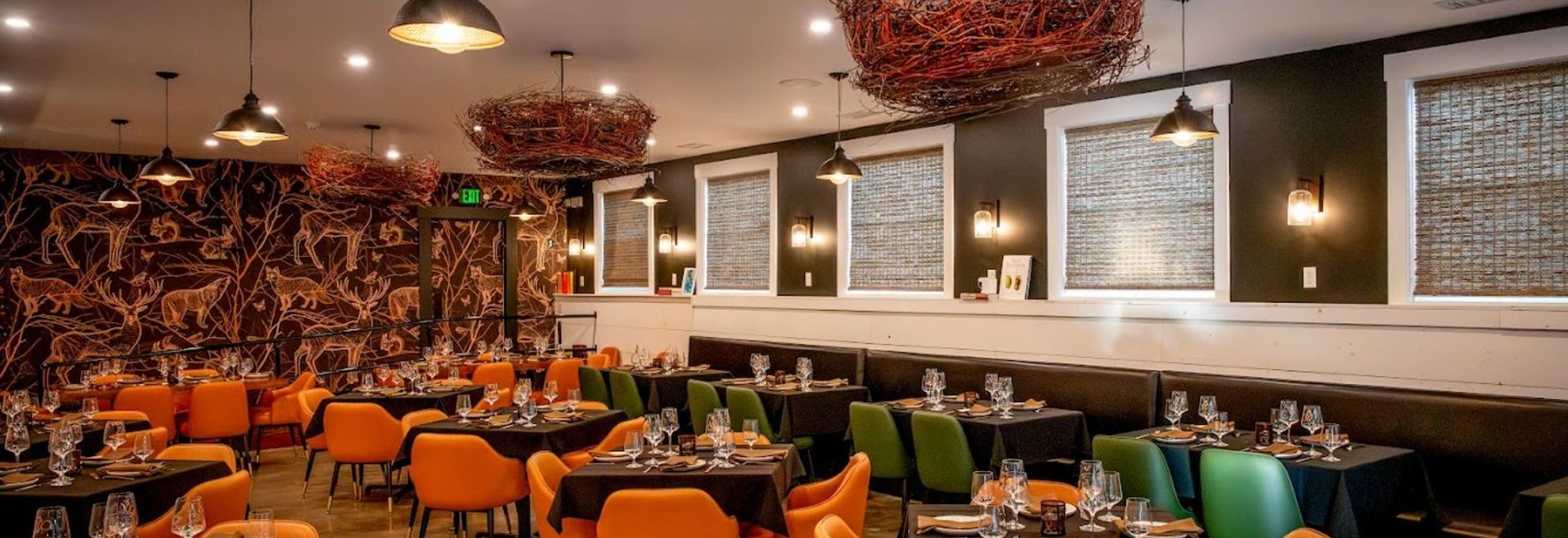 Wines chosen to complement the table