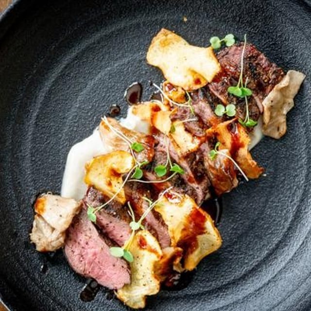 Grilled Venison.